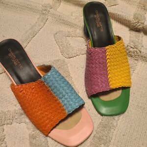 Charlotte stone mules